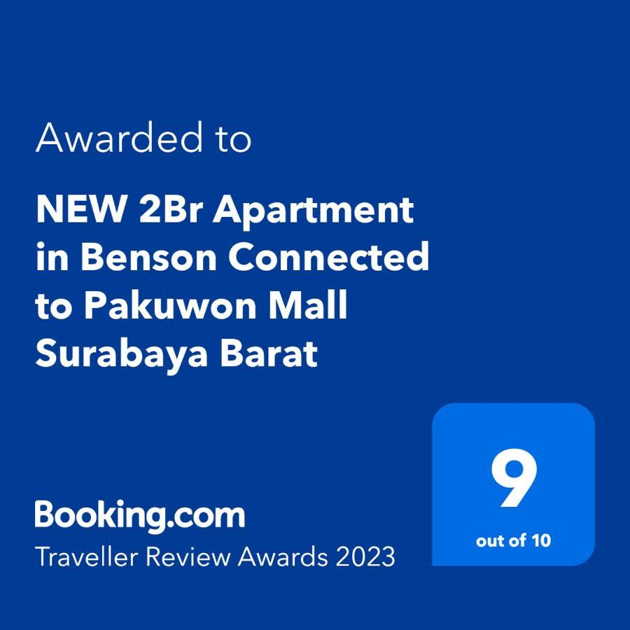 New 2Br Apartment In Benson Connected To Pakuwon Mall Surabaya Barat Экстерьер фото